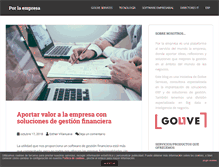 Tablet Screenshot of porlaempresa.com